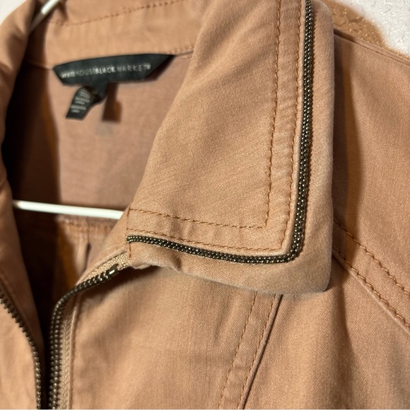 White House Black Market Brown Utility Jacket - Picture 3 of 4